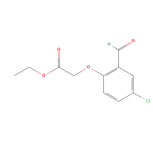 ethyl 2-(4-chloro-2-formylphenoxy)acetate (CAS: 17798-46-8) - Related Chemical Product
