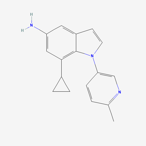7-cyclopropyl-1-(6-methylpyridin-3-yl)indol-5-amine (CAS: 1610801-44-9) - Related Chemical Product