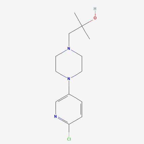 1-[4-(6-chloropyridin-3-yl)piperazin-1-yl]-2-methylpropan-2-ol (CAS: 1169699-13-1) - Related Chemical Product