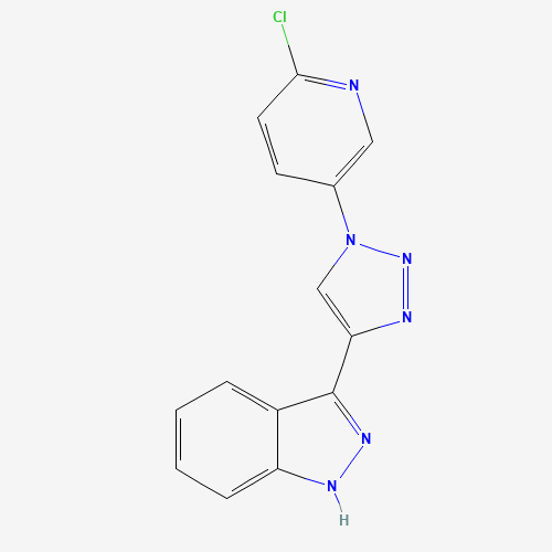 3-[1-(6-chloropyridin-3-yl)triazol-4-yl]-1H-indazole (CAS: 1383705-80-3) - Related Chemical Product
