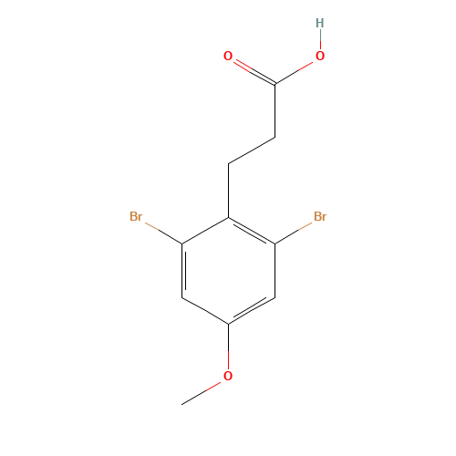 3-(2,6-dibromo-4-methoxyphenyl)propanoic acid (CAS: 444663-45-0) - Related Chemical Product