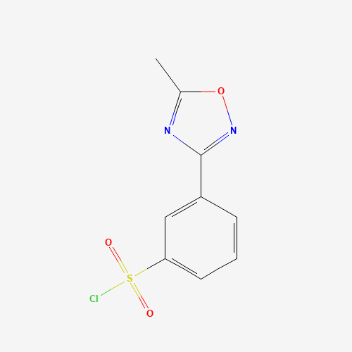 3-(5-methyl-1,2,4-oxadiazol-3-yl)benzenesulfonyl chloride (CAS: 10185-62-3) - Related Chemical Product