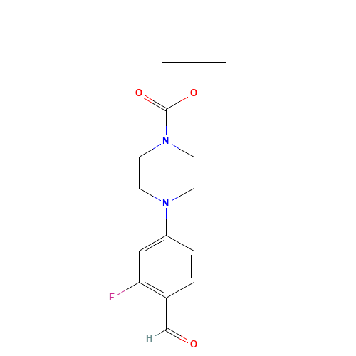 tert-butyl 4-(3-fluoro-4-formylphenyl)piperazine-1-carboxylate (CAS: 1290181-35-9) - Related Chemical Product