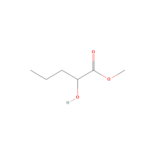 methyl 2-hydroxypentanoate (CAS: 108740-82-5) - Chemical Structure and Molecular Formula 
