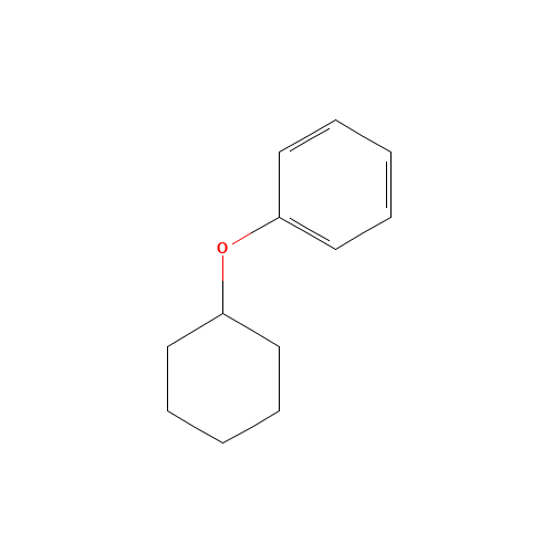 cyclohexyloxybenzene (CAS: 2206-38-4) - Chemical Structure and Molecular Formula 
