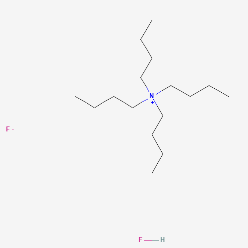 tetrabutylazanium;fluoride;hydrofluoride (CAS: 23868-34-0) - Chemical Structure and Molecular Formula 