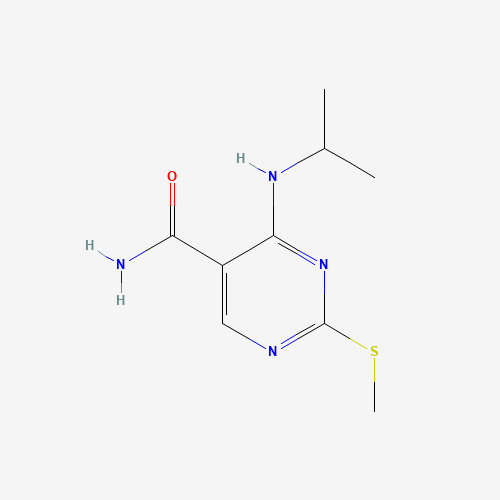 2-methylsulfanyl-4-(propan-2-ylamino)pyrimidine-5-carboxamide (CAS: 1403864-75-4) - Related Chemical Product