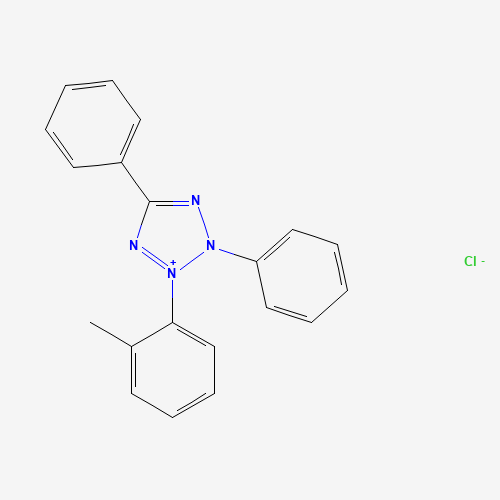 2-(2-methylphenyl)-3,5-diphenyltetrazol-2-ium;chloride (CAS: 33926-00-0) - Chemical Structure and Molecular Formula 