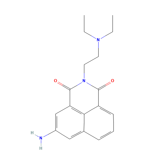 5-amino-2-[2-(diethylamino)ethyl]benzo[de]isoquinoline-1,3-dione (CAS: 69408-82-8) - Related Chemical Product
