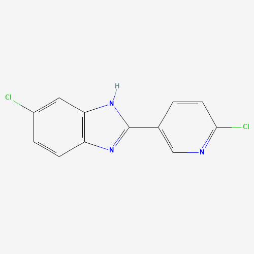 6-chloro-2-(6-chloropyridin-3-yl)-1H-benzimidazole (CAS: 337920-73-7) - Related Chemical Product