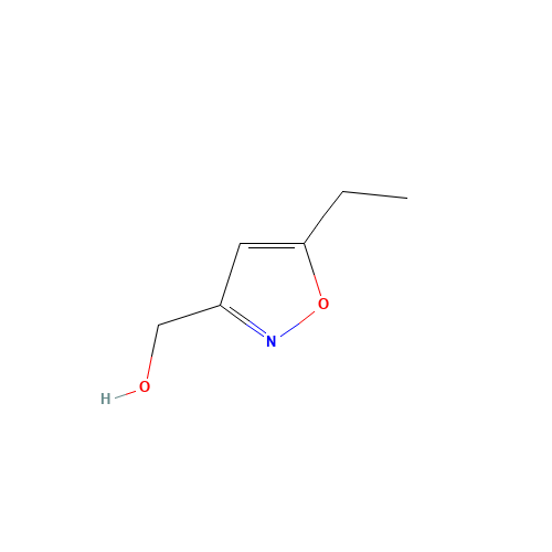 (5-ethyl-1,2-oxazol-3-yl)methanol (CAS: 60148-49-4) - Chemical Structure and Molecular Formula 