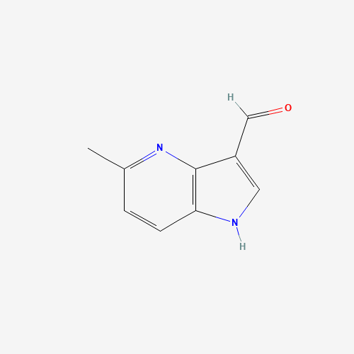 5-methyl-1H-pyrrolo[3,2-b]pyridine-3-carbaldehyde (CAS: 1190319-34-6) - Chemical Structure and Molecular Formula 