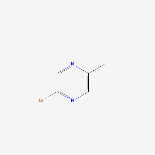 2-bromo-5-methylpyrazine (CAS: 98006-90-7) - Chemical Structure and Molecular Formula 