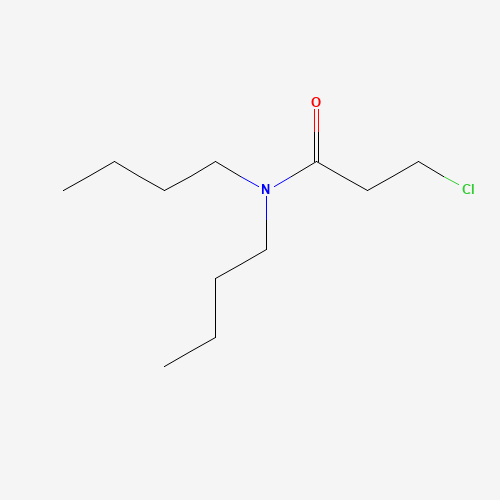 N,N-dibutyl-3-chloropropanamide (CAS: 103982-62-3) - Chemical Structure and Molecular Formula 