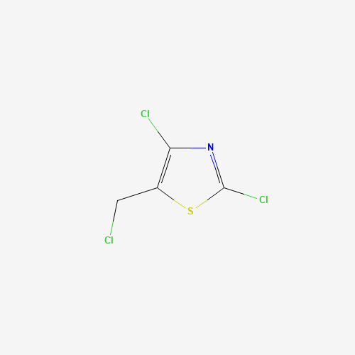 2,4-dichloro-5-(chloromethyl)-1,3-thiazole (CAS: 105315-40-0) - Chemical Structure and Molecular Formula 