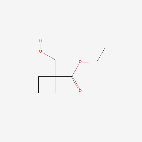 ethyl 1-(hydroxymethyl)cyclobutane-1-carboxylate (CAS: 1195-81-9) - Chemical Structure and Molecular Formula 