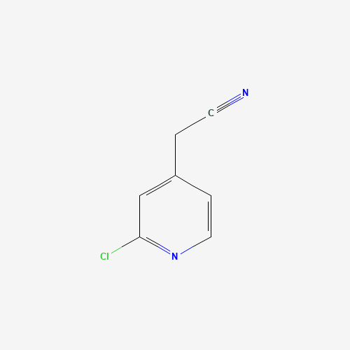 2-(2-chloropyridin-4-yl)acetonitrile (CAS: 1000565-45-6) - Chemical Structure and Molecular Formula 