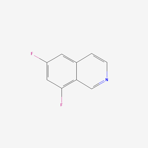 6,8-difluoroisoquinoline (CAS: 1499818-92-6) - Chemical Structure and Molecular Formula 