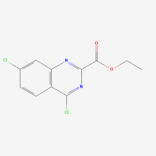 ethyl 4,7-dichloroquinazoline-2-carboxylate (CAS: 1189106-09-9) - Chemical Structure and Molecular Formula 