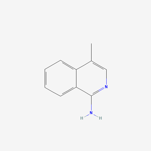 4-methylisoquinolin-1-amine (CAS: 1238291-27-4) - Chemical Structure and Molecular Formula 