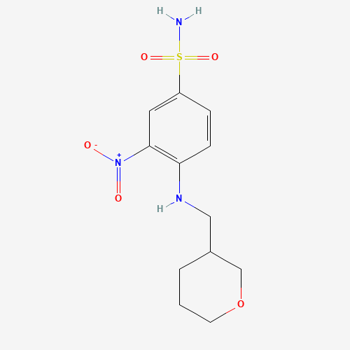 3-nitro-4-(oxan-3-ylmethylamino)benzenesulfonamide (CAS: 1228836-23-4) - Related Chemical Product
