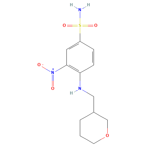 3-nitro-4-(oxan-3-ylmethylamino)benzenesulfonamide (CAS: 1228836-23-4) - Related Chemical Product