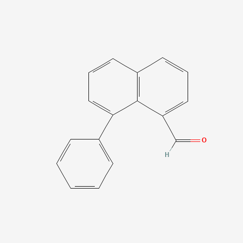 8-phenylnaphthalene-1-carbaldehyde (CAS: 56432-22-5) - Chemical Structure and Molecular Formula 