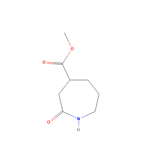 methyl 2-oxoazepane-4-carboxylate (CAS: 1374300-72-7) - Chemical Structure and Molecular Formula 