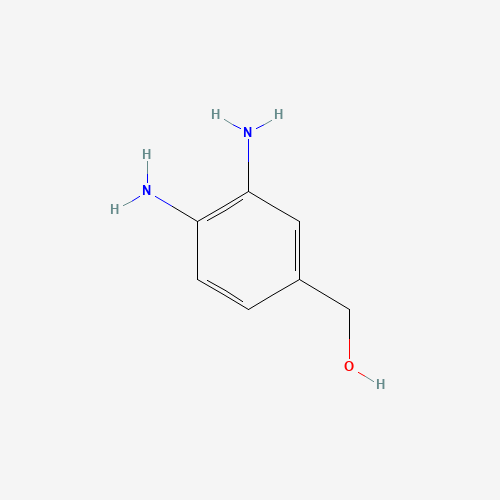 (3,4-diaminophenyl)methanol (CAS: 63189-98-0) - Chemical Structure and Molecular Formula 