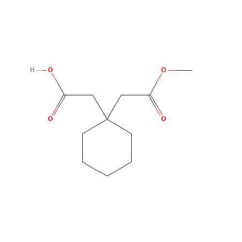 2-[1-(2-methoxy-2-oxoethyl)cyclohexyl]acetic acid (CAS: 60142-94-1) - Related Chemical Product