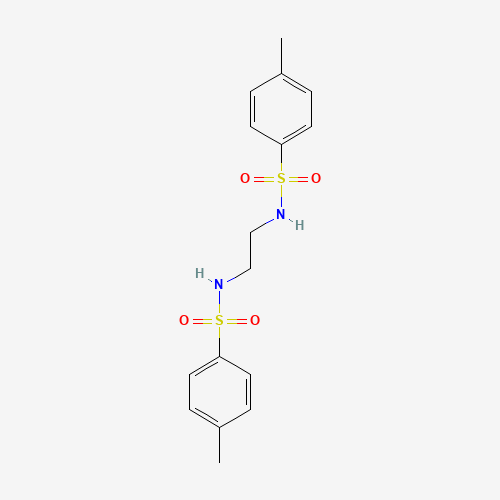 4-methyl-N-[2-[(4-methylphenyl)sulfonylamino]ethyl]benzenesulfonamide (CAS: 4403-78-5) - Chemical Structure and Molecular Formula 