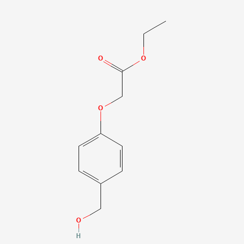 ethyl 2-[4-(hydroxymethyl)phenoxy]acetate (CAS: 103258-64-6) - Chemical Structure and Molecular Formula 