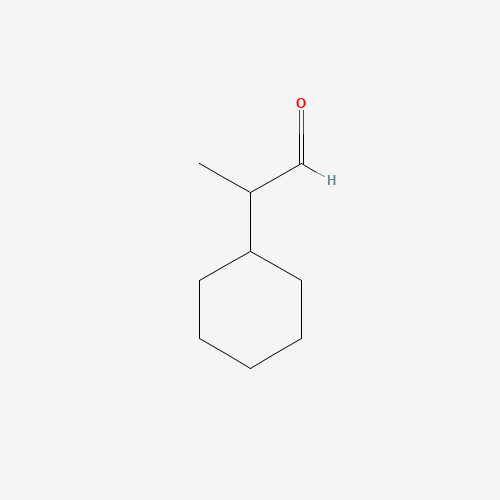 2-cyclohexylpropanal (CAS: 2109-22-0) - Chemical Structure and Molecular Formula 