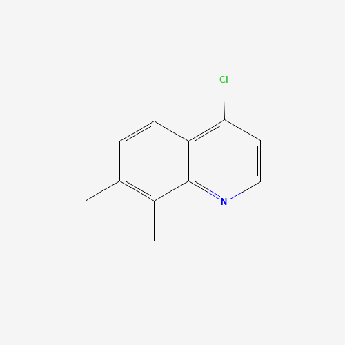 4-chloro-7,8-dimethylquinoline (CAS: 181950-53-8) - Chemical Structure and Molecular Formula 