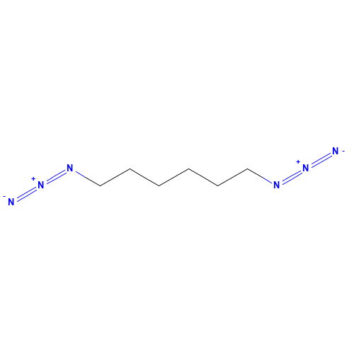 1,6-diazidohexane (CAS: 13028-54-1) - Chemical Structure and Molecular Formula 