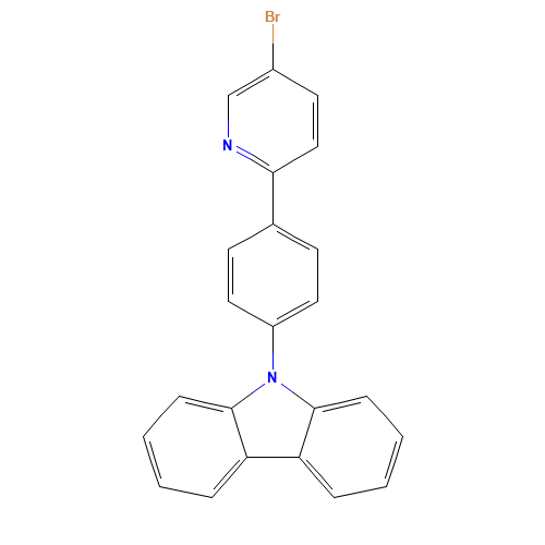 9-[4-(5-bromopyridin-2-yl)phenyl]carbazole (CAS: 1365756-83-7) - Related Chemical Product