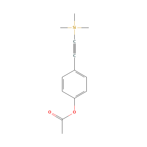 [4-(2-trimethylsilylethynyl)phenyl] acetate (CAS: 165825-13-8) - Related Chemical Product