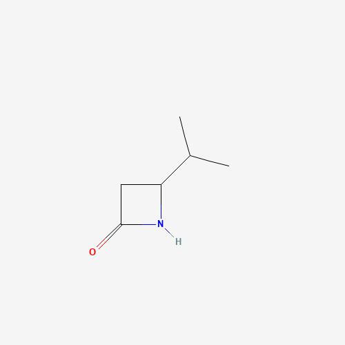 4-propan-2-ylazetidin-2-one (CAS: 7486-92-2) - Chemical Structure and Molecular Formula 