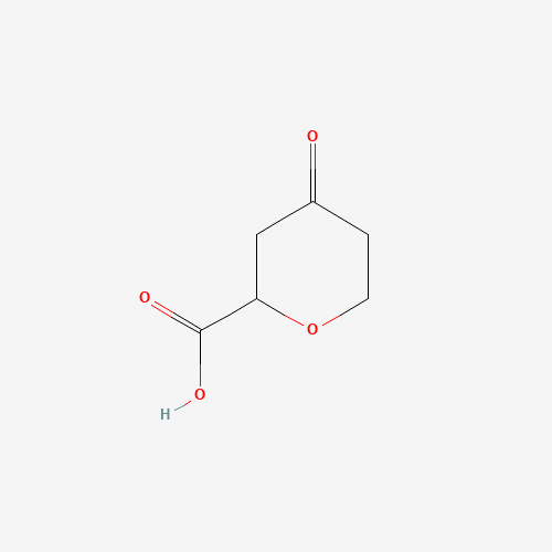 4-oxooxane-2-carboxylic acid (CAS: 5270-59-7) - Chemical Structure and Molecular Formula 