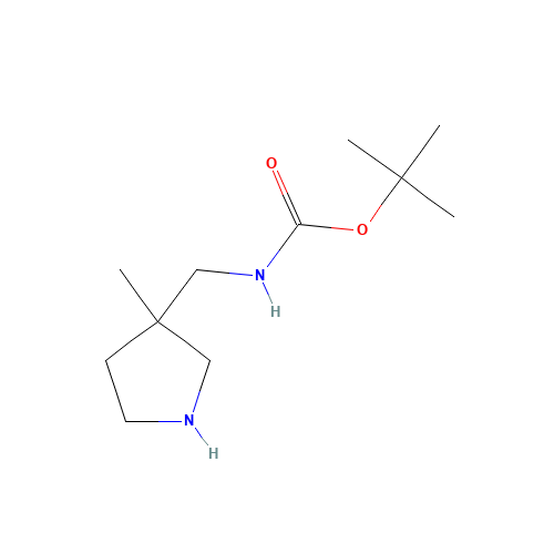 tert-butyl N-[(3-methylpyrrolidin-3-yl)methyl]carbamate (CAS: 125290-87-1) - Related Chemical Product