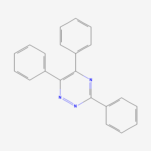 3,5,6-triphenyl-1,2,4-triazine (CAS: 24108-44-9) - Chemical Structure and Molecular Formula 