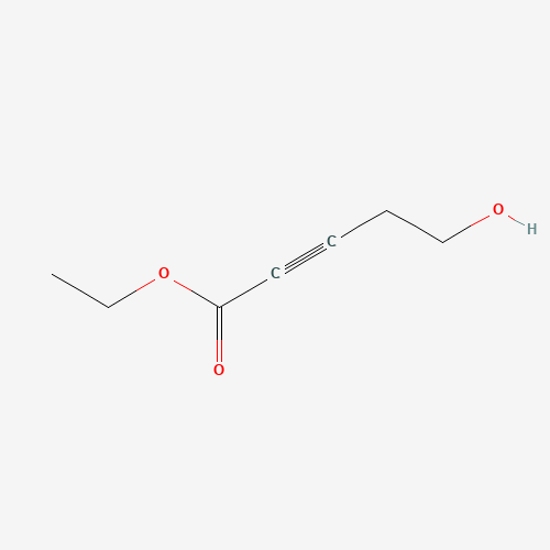 ethyl 5-hydroxypent-2-ynoate (CAS: 90512-13-3) - Chemical Structure and Molecular Formula 
