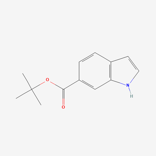 tert-butyl 1H-indole-6-carboxylate (CAS: 199589-62-3) - Chemical Structure and Molecular Formula 