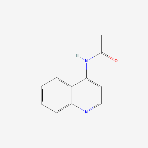 N-quinolin-4-ylacetamide (CAS: 32433-28-6) - Chemical Structure and Molecular Formula 