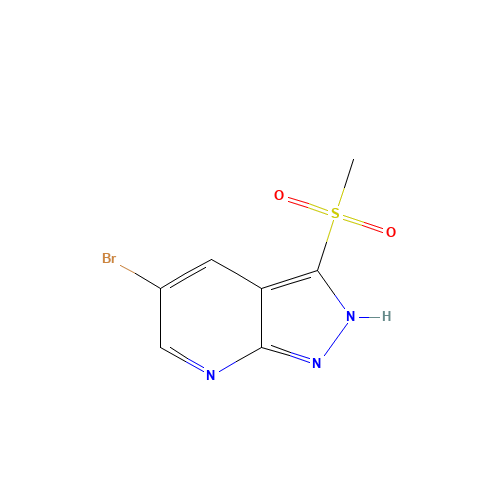 5-bromo-3-methylsulfonyl-2H-pyrazolo[3,4-b]pyridine (CAS: 1309778-79-7) - Related Chemical Product