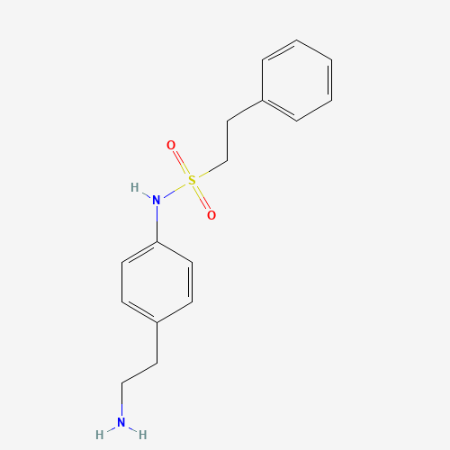N-[4-(2-aminoethyl)phenyl]-2-phenylethanesulfonamide (CAS: 159182-24-8) - Related Chemical Product