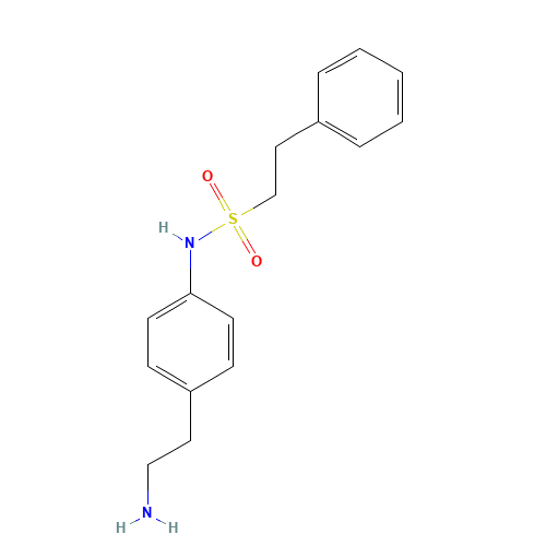 N-[4-(2-aminoethyl)phenyl]-2-phenylethanesulfonamide (CAS: 159182-24-8) - Related Chemical Product