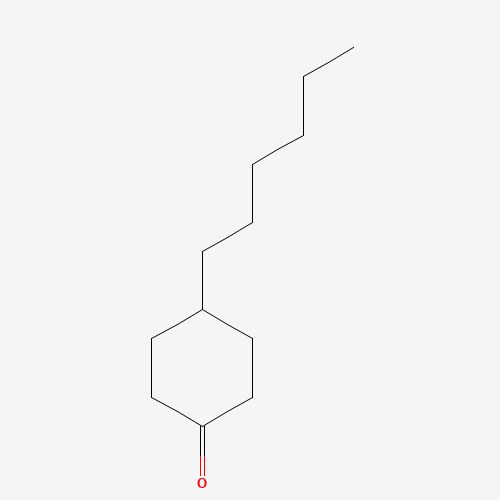 4-hexylcyclohexan-1-one (CAS: 5441-57-6) - Chemical Structure and Molecular Formula 
