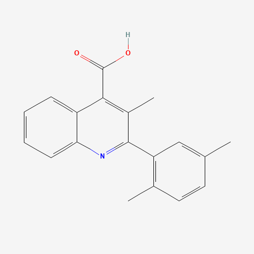 2-(2,5-dimethylphenyl)-3-methylquinoline-4-carboxylic acid (CAS: 350999-29-0) - Related Chemical Product