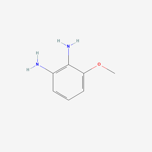 3-methoxybenzene-1,2-diamine (CAS: 37466-89-0) - Chemical Structure and Molecular Formula 